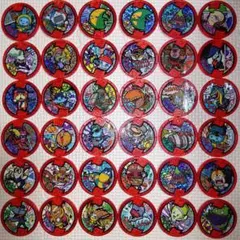 妖怪ウォッチ　メリケンメダル36枚セット
