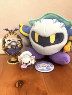 メタナイト ぬいぐるみ　フィギュア　リーメント　缶バッジ　セット