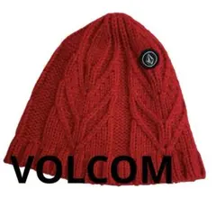 Volcom ボルコム ニットキャップ ビーニー レッド