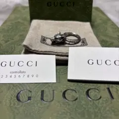 極美品！GUCCI グッチ　アンガーフォレスト ウルフヘッドリングのサムネイル