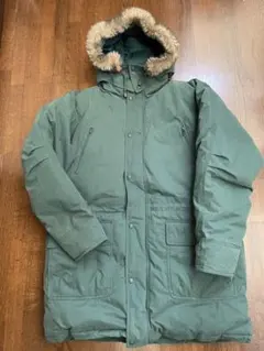 エルエルビーンダウンコート L.L.bean 80s 緑　グースダウン　美品