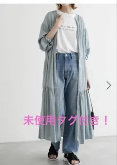 ロペピクニック❤︎サテン生地ティアードワンピース⭐︎未使用タグ付き！