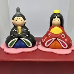 さくらのコースター付きひな人形✨