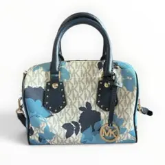 希少 MICHAEL KORS マイケルコース 2way ミニボストン 花柄 希少 MICHAEL KORS マイケルコース 2way ミニボストン 花柄 - メルカリ