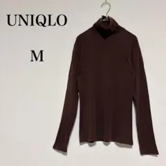 オールド ユニクロ タートルネック コットン100％ 無地 カジュアル 【M】