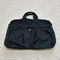 イーストボーイEASTBOY✨バッグ 通勤通学 ワンポイント 黒 シンプル