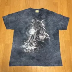 古着 The Mountain XXL 狼 Tシャツ