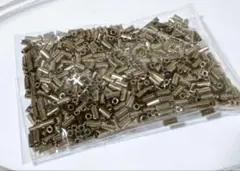 ミユキビーズ　一分竹ビーズ　こげ金焼付