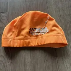 セントラルスポーツ　水泳帽子　オレンジ Lサイズ