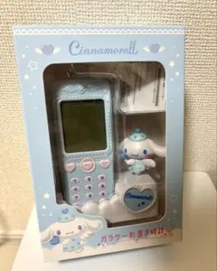 サンリオ　シナモロール　ガラケー形置き時計