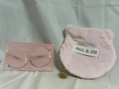 PAUL & JOE ピンクポーチとhinceパフ2個セット