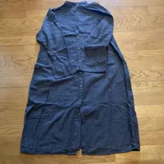 グレーシャツワンピース M-L