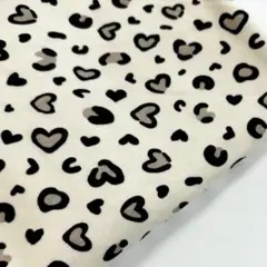 heart leopard　ハートレオパード　フライスニット　韓国生地
