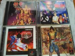 鉄拳１～３、ソウルエッジ ４本まとめ売り ナムコ PS1