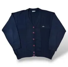 80s 90s LACOSTE カーディガン ヴィンテージ ラコステ フランス製