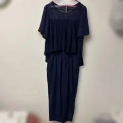 GIRL パンツドレス ネイビー S