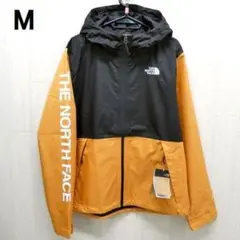 ザ ノースフェイス プリント ミラートン ジャケット M オレンジx黒