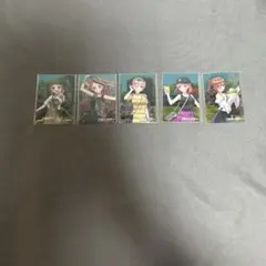 五等分の花嫁 サマーフェスティバル クリアカード 5枚セットのサムネイル
