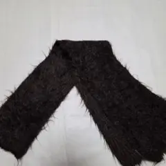 ABAHOUSE　イタリア製　ダークブラウン モヘア混 マフラー