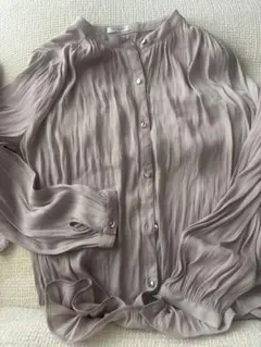 シフォンブラウス長袖