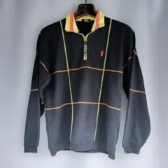 90s SUPERSTRA　ハーフジップスウェット vintage 古着