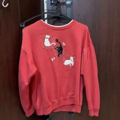 古着　赤トレーナー