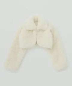 【yo BIOTOP】Cropped fur coat