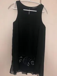 Desigual ノースリーブ チュニック ブラック スタッズ