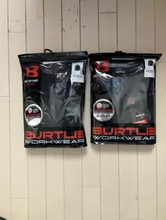 BURTLE 4113 ハーフジップシャツ 2枚セット