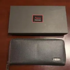 ノイインテレッセ　ナハト　ハイブリッドレザー　ラウンドファスナー長財布
