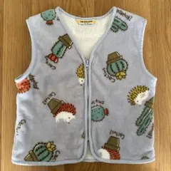 カクタスとハリネズミ柄スリーパー 110~130