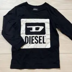 DIESEL(ディーゼル)Kids ロゴプリント長袖カットソー ブラック 4Y