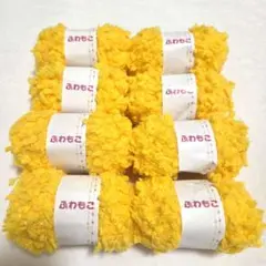 ふわもこ 毛糸 イエロー シャギーヤーン チャンキーヤーン