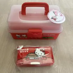 ハローキティ 3COINS コ ツールボックス ジップロック リップチャーム