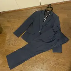 スーツセレクト　ネイビー　パンツスーツ
