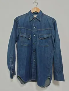 リーバイス Levi's 90's 復刻 ショートホーン デニムウエスタンシャツ