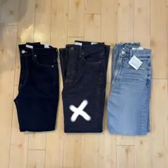 MOUSSY デニム２本セット　スキニー27 ライトジーンズ26