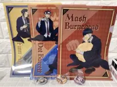 マッシュル　くら寿司　びっくらポン　クリアファイル　缶バッチ　6点セット