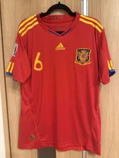 正規品 スペイン代表 2010 アウェイユニ W杯決勝仕様 イニエスタ #6