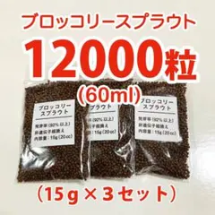 【12000粒】ブロッコリースプラウト 種 タネ　たね　60mlのサムネイル