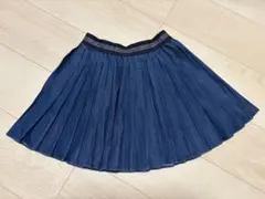 Jacadi ネイビー プリーツスカート 8Aのサムネイル