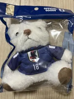 新品未開封 上田綺世 サッカー日本代表 ユニフォームベアキーホルダー 18番のサムネイル