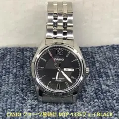 CASIO クォーツ腕時計 MTP-1335フェイBLACK