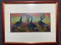ビンテージ アート Salum Kihao 絵画 ティンガティンガ - メルカリ