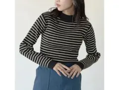 earth music&ecology ボーダーニットプルオーバー