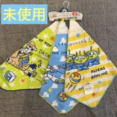 【タグ付き未使用】トイストーリー ループタオル ３枚組 紐付きタオル