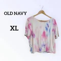 OLD NAVY タイダイ 半袖Tシャツ【XL】レディース トップス かわいい