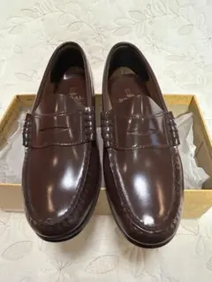 REGAL ダークブラウン ローファー 22EEE