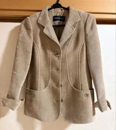 【ほぼ未使用】ETERNO BELLEZZA ベロア ジャケット テーラード 冬