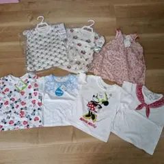 【新品未使用】90㌢　95㌢　女の子まとめ売り　TシャツロンT　ワンピース　7枚